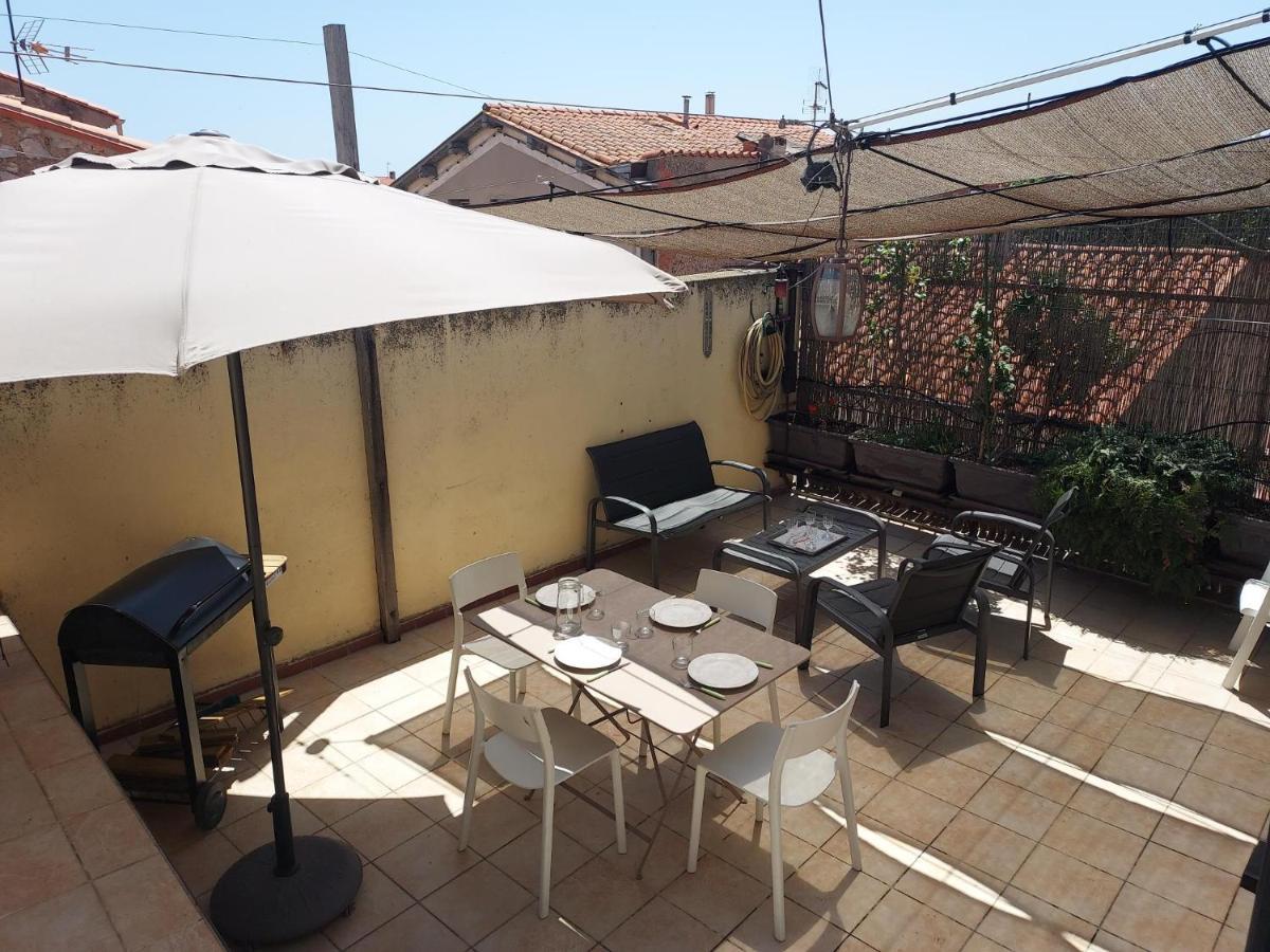 Appartement F2 tout équipé avec terrasse - 66 Salses le Chateau Exterior foto
